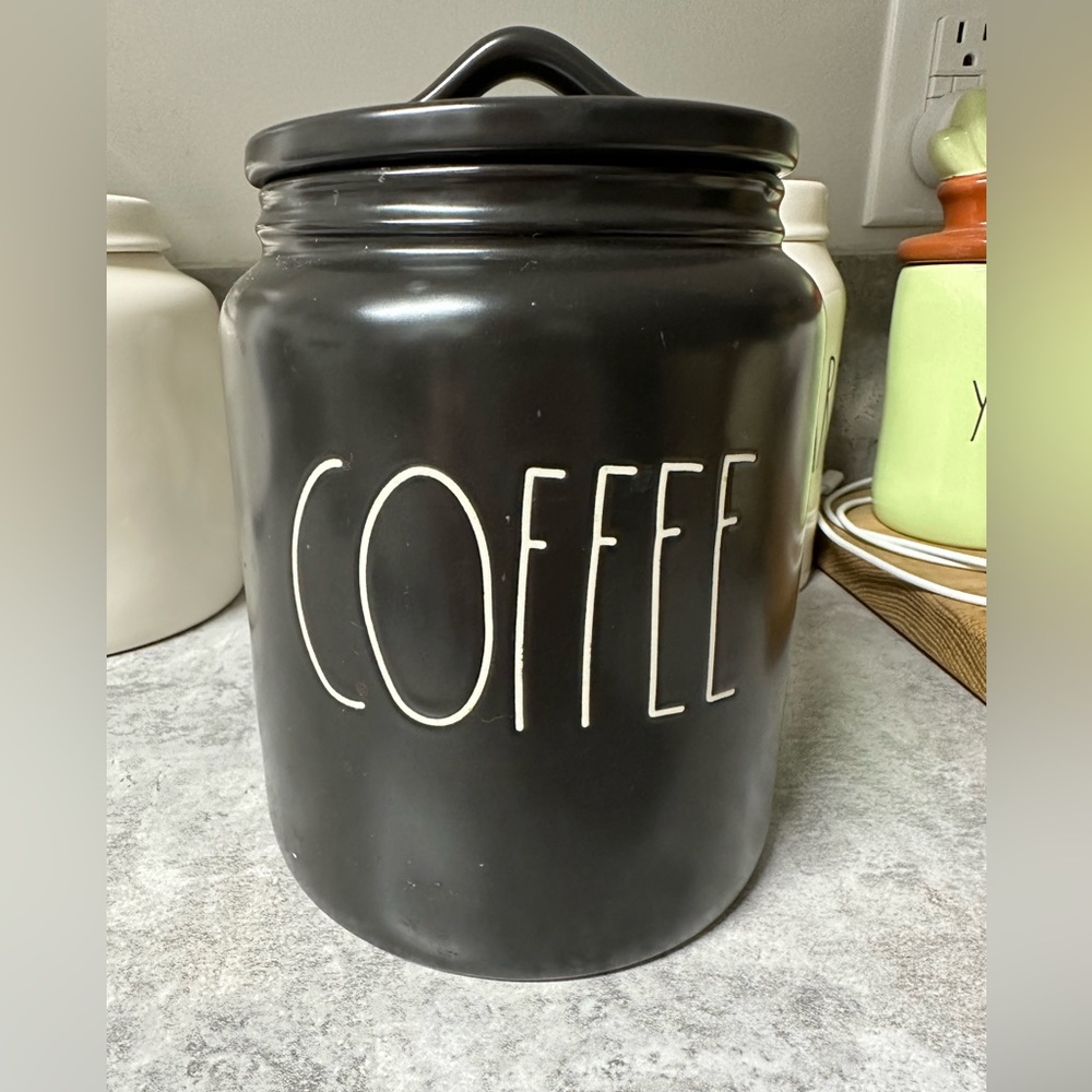 Rae Dunn coffee canister